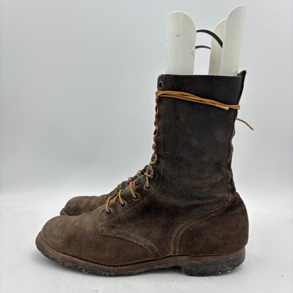 Vintage 1957 Army Contract Military Roughout Boots 11EE Panco Combat Vietnam main image 9